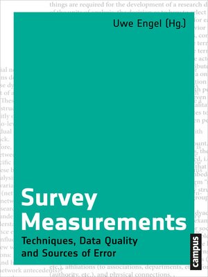 cover image of Survey Measurements